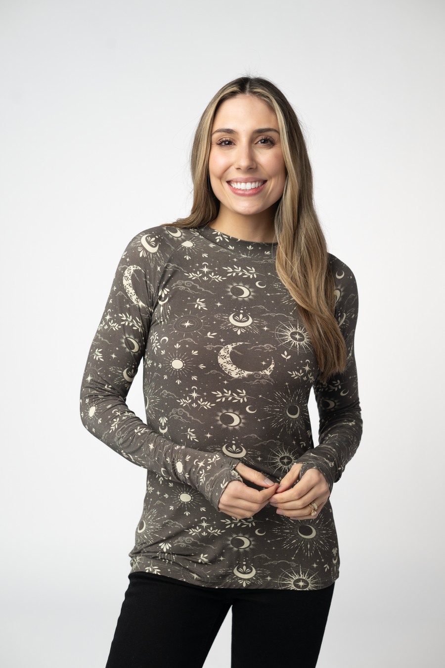 WAREHOUSE ONLY Blair Long Sleeve Top - Celestial Nights
