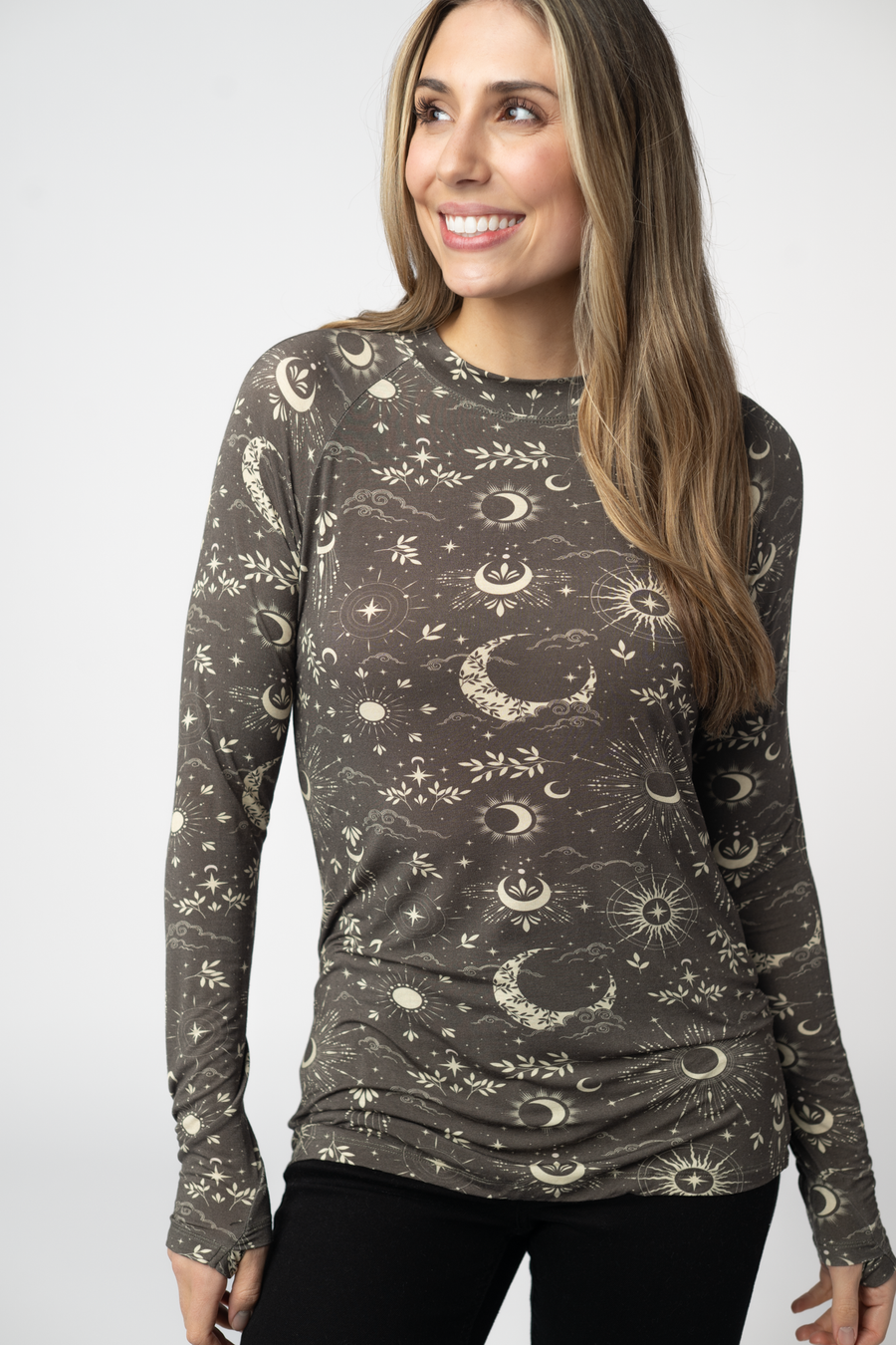 WAREHOUSE ONLY Blair Long Sleeve Top - Celestial Nights