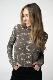 WAREHOUSE ONLY Blair Long Sleeve Top - Celestial Nights