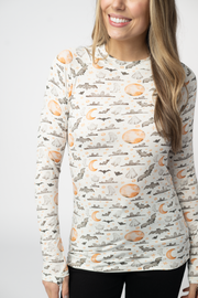 WAREHOUSE ONLY Blair Long Sleeve Top - Haunted Halloween