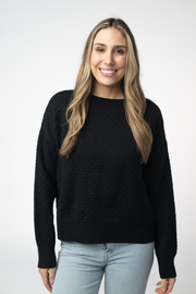 WAREHOUSE ONLY Gianna Pullover Sweater - Black