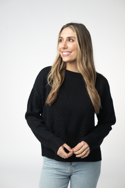 WAREHOUSE ONLY Gianna Pullover Sweater - Black
