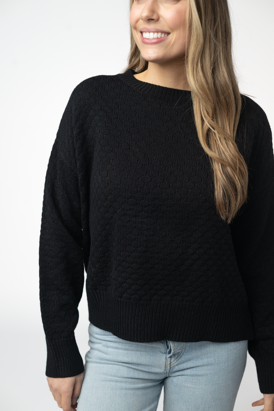 WAREHOUSE ONLY Gianna Pullover Sweater - Black