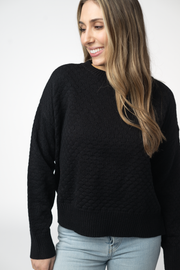 WAREHOUSE ONLY Gianna Pullover Sweater - Black