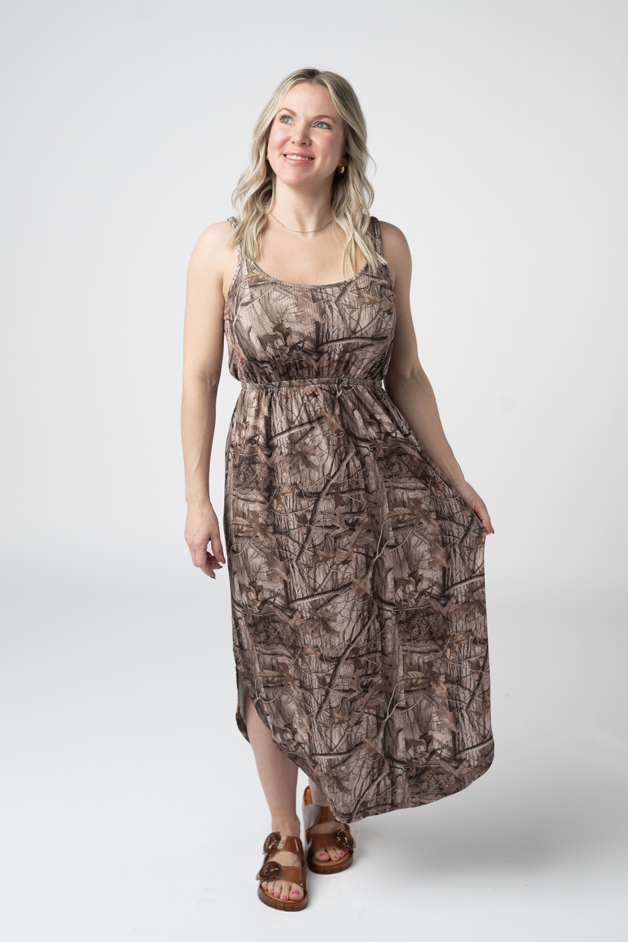 WAREHOUSE ONLY Reagan Dress - Camo FINAL SALE