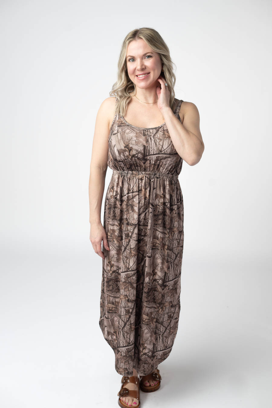 WAREHOUSE ONLY Reagan Dress - Camo FINAL SALE