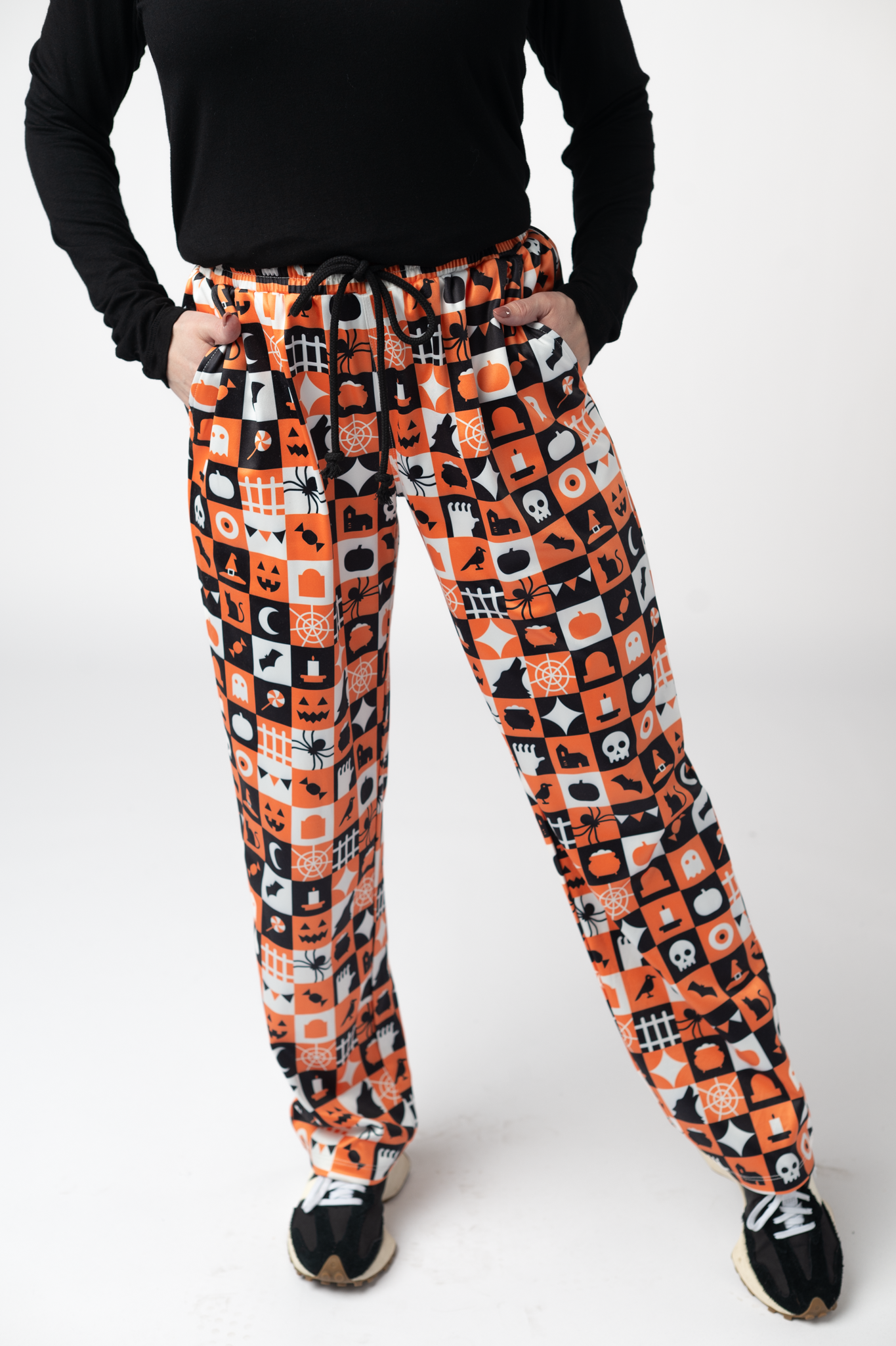 WAREHOUSE ONLY Lounge Pants - Trick-Or-Treat Checkered