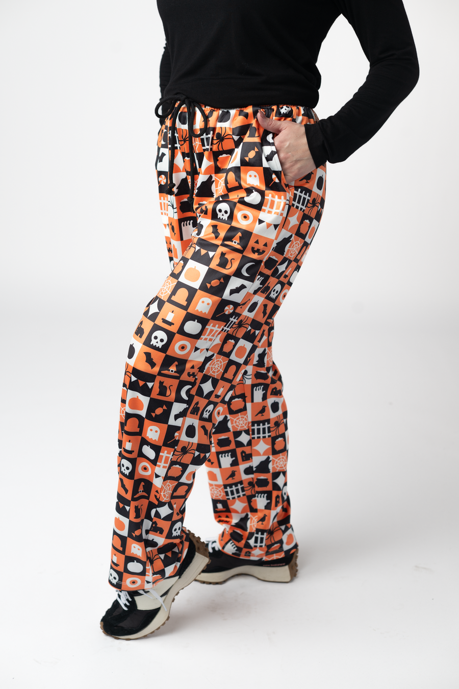 WAREHOUSE ONLY Lounge Pants - Trick-Or-Treat Checkered