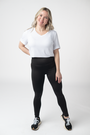 WAREHOUSE ONLY Athleisure Leggings - Black