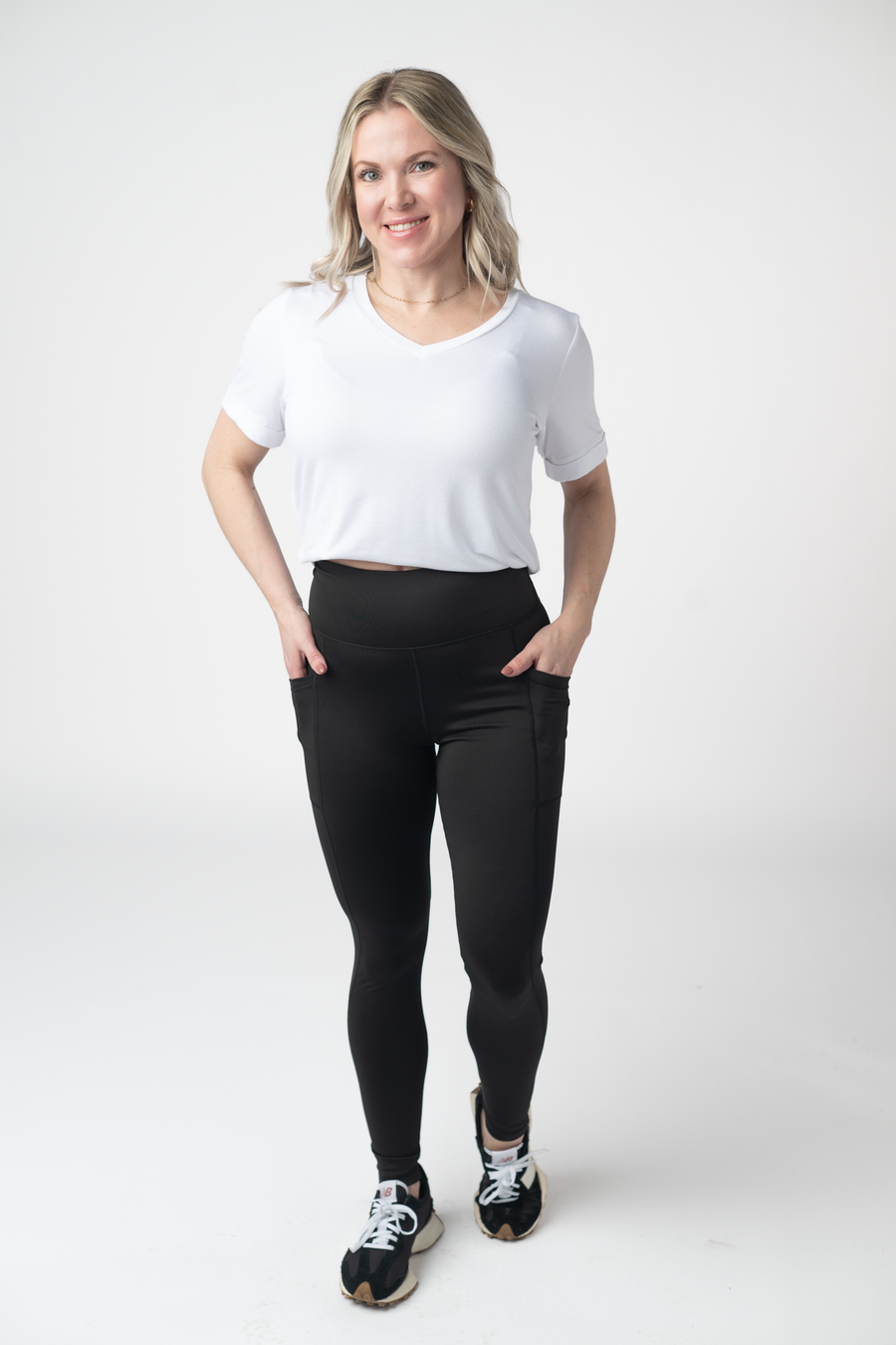 WAREHOUSE ONLY Athleisure Leggings - Black