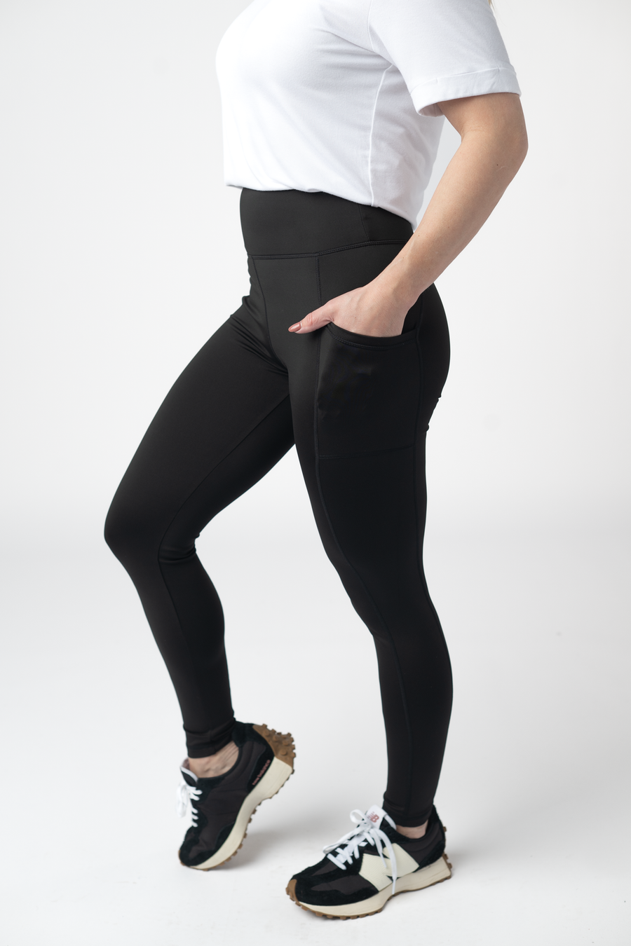 WAREHOUSE ONLY Athleisure Leggings - Black