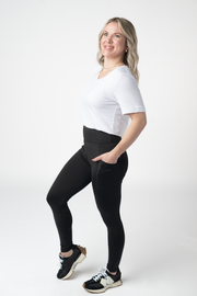 WAREHOUSE ONLY Athleisure Leggings - Black