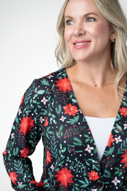 WAREHOUSE ONLY Cori Cardigan - Poinsettia Nights