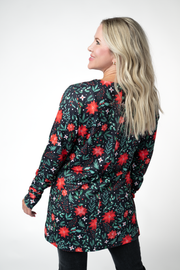 WAREHOUSE ONLY Cori Cardigan - Poinsettia Nights