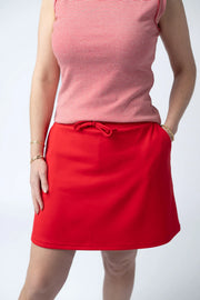 Serena Luxe Skort - Red