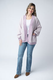 WAREHOUSE Kinsley Cardigan - Purple Mix