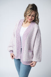 WAREHOUSE Kinsley Cardigan - Purple Mix