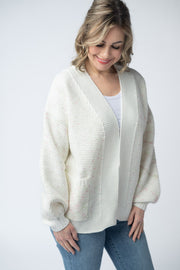 WAREHOUSE Kinsley Cardigan - Pink and Green Mix