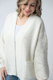 WAREHOUSE Kinsley Cardigan - Pink and Green Mix