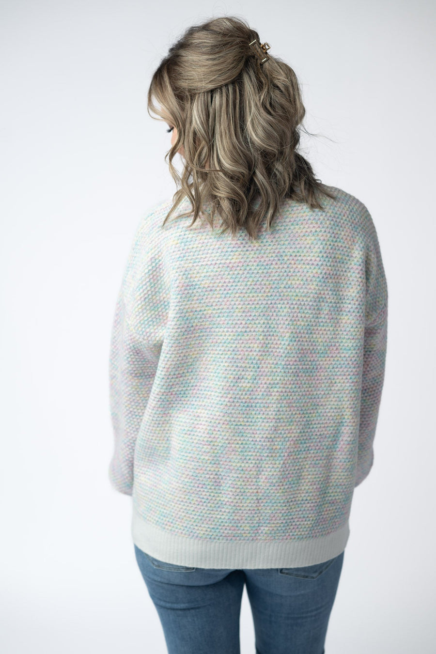 WAREHOUSE Kinsley Cardigan - Bright Pastel Mix