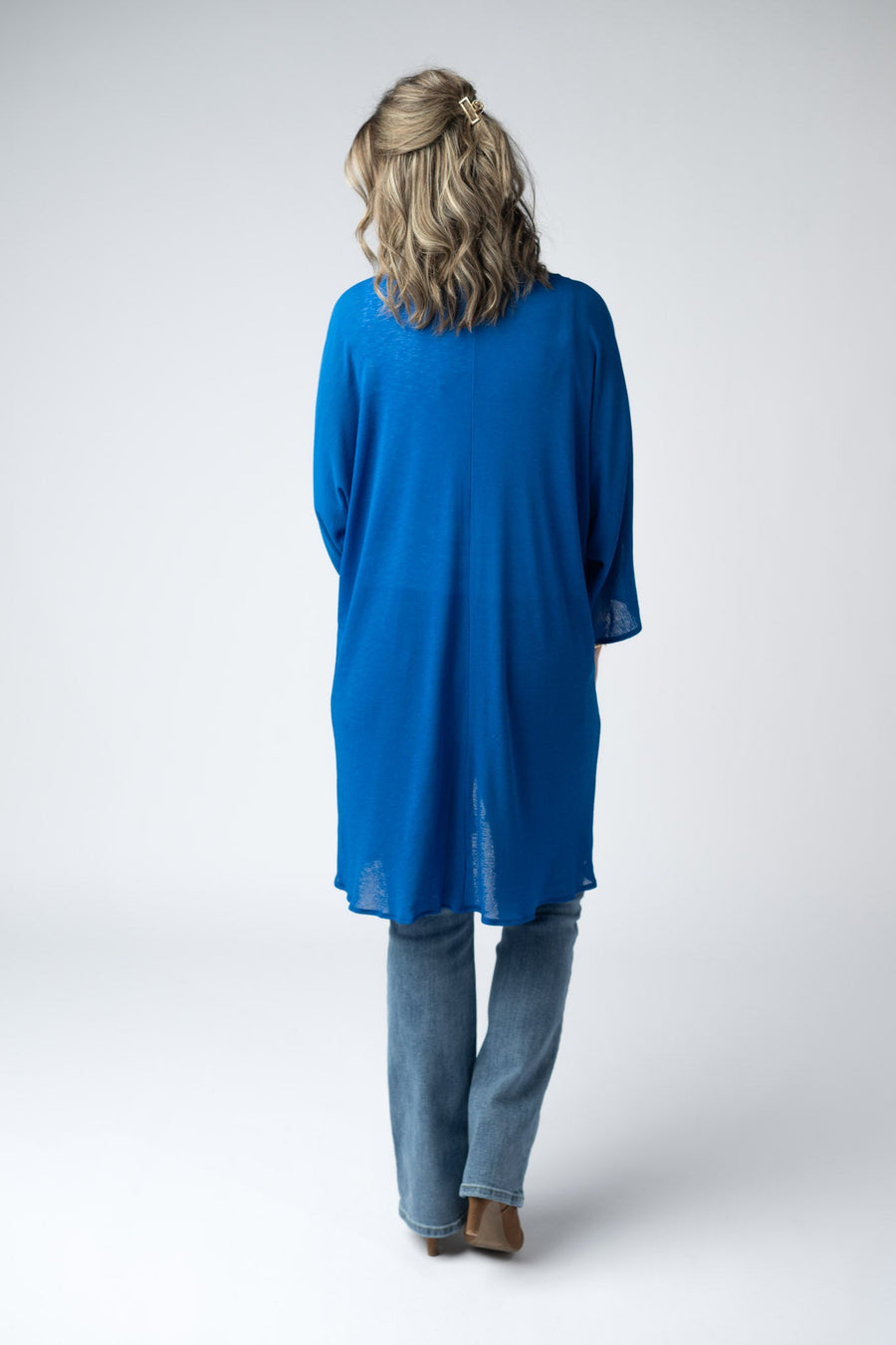WAREHOUSE ONLY Ellie Cover-Up Kimono - Blue FINAL SALE