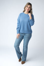 WAREHOUSE Gianna Pullover Sweater - Blue