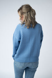 WAREHOUSE Gianna Pullover Sweater - Blue