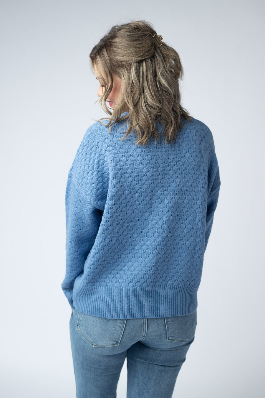 WAREHOUSE Gianna Pullover Sweater - Blue