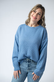 WAREHOUSE Gianna Pullover Sweater - Blue