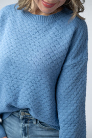 WAREHOUSE Gianna Pullover Sweater - Blue