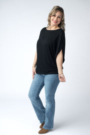 WAREHOUSE ONLY Darcy Dolman Top - Black