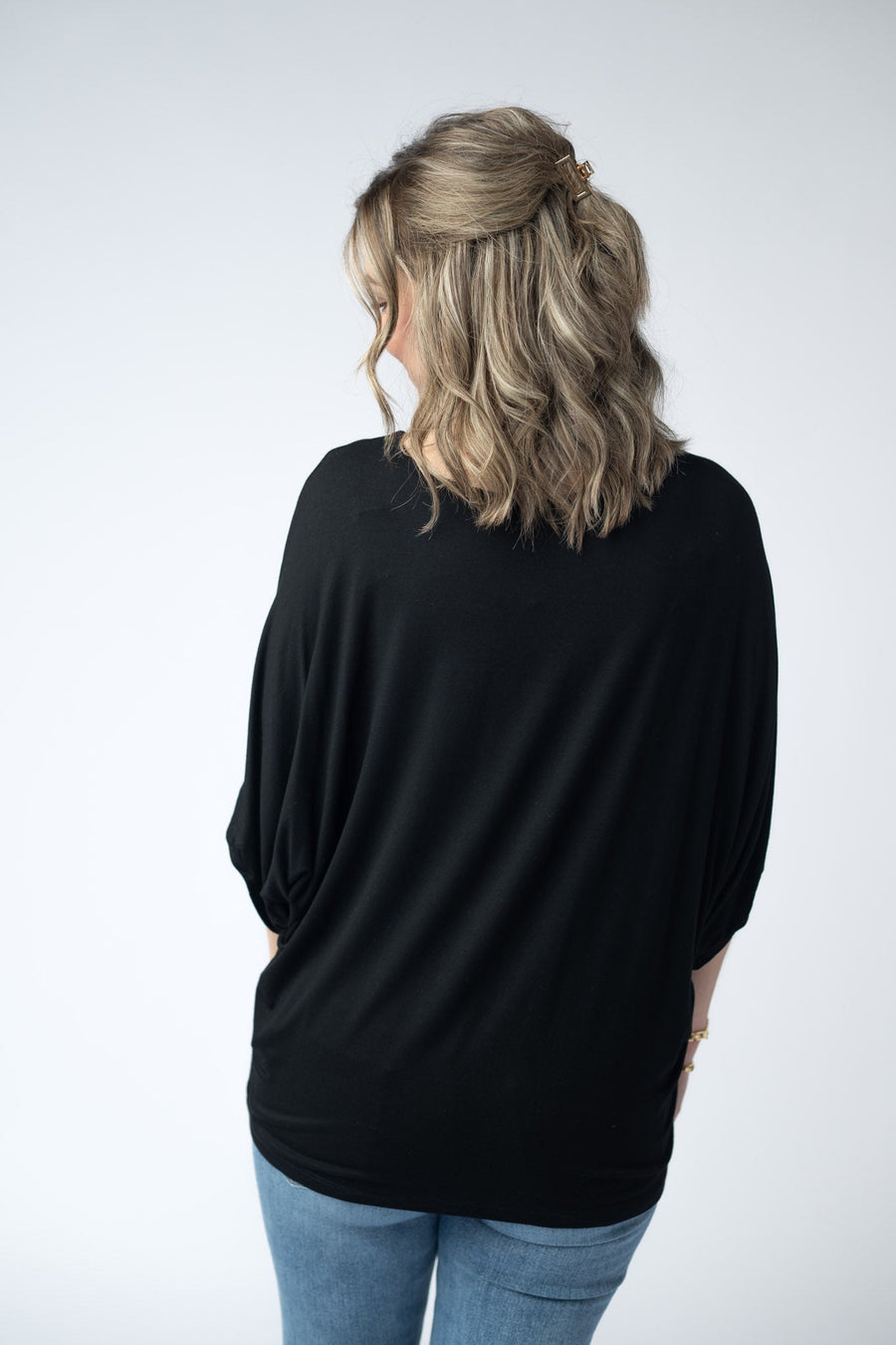 WAREHOUSE ONLY Darcy Dolman Top - Black