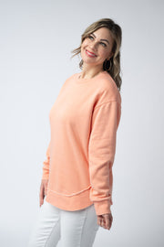 WAREHOUSE Vintage Wash Pullover - Spring Peach