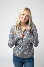 WAREHOUSE ONLY HalfZip Hoodie - Wildflower Meadow