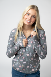 WAREHOUSE ONLY HalfZip Hoodie - Wildflower Meadow