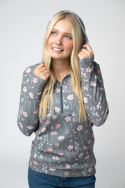 WAREHOUSE ONLY HalfZip Hoodie - Wildflower Meadow