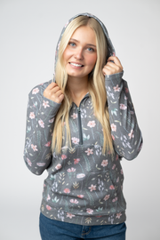 WAREHOUSE ONLY HalfZip Hoodie - Wildflower Meadow