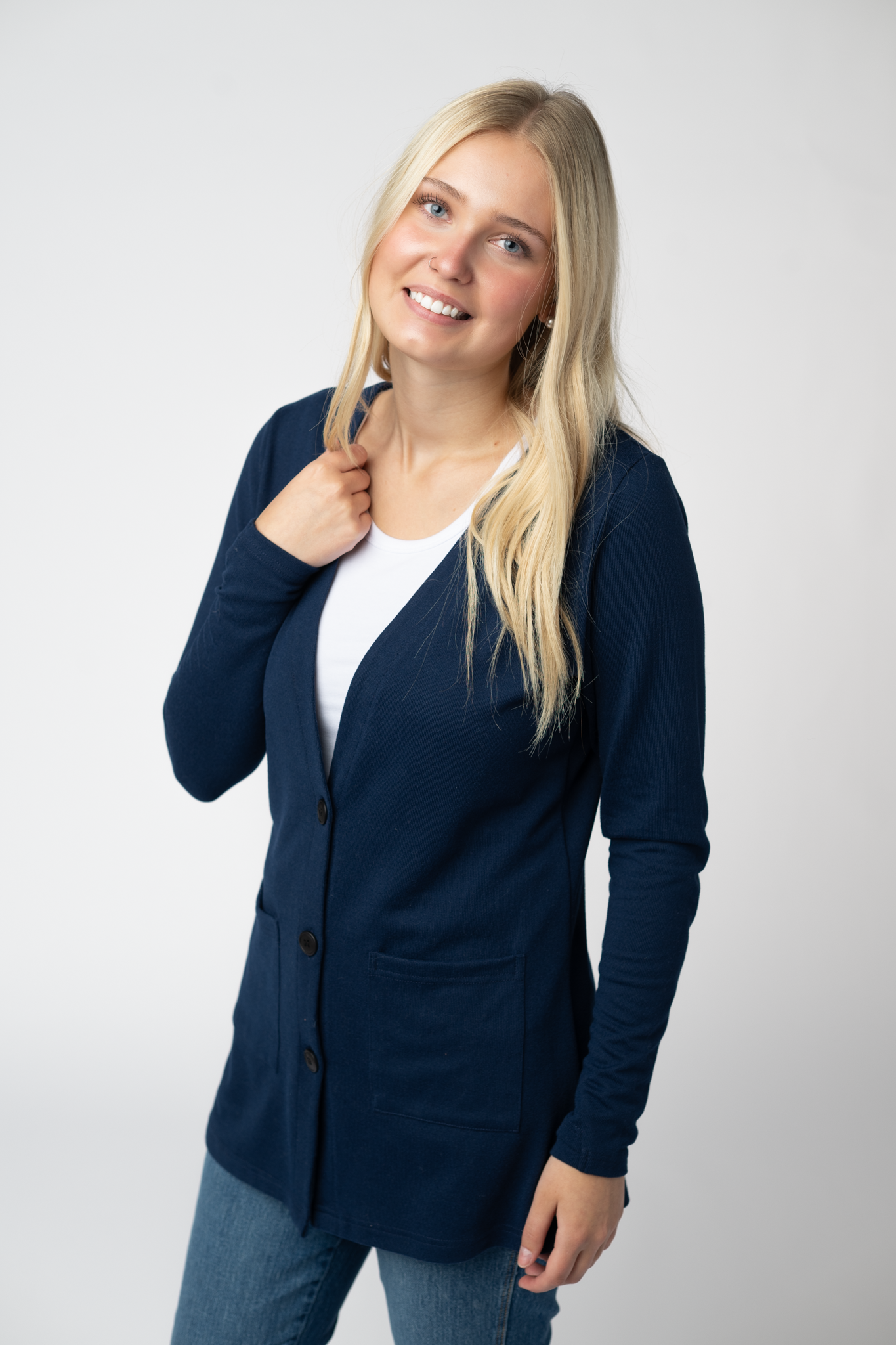 WAREHOUSE ONLY Cori Cardigan - Navy
