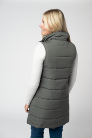 WAREHOUSE ONLY Harlow Long Vest - Grey