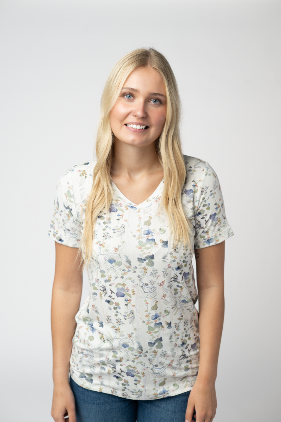 WAREHOUSE ONLY Sophie Top - Olive Meadow