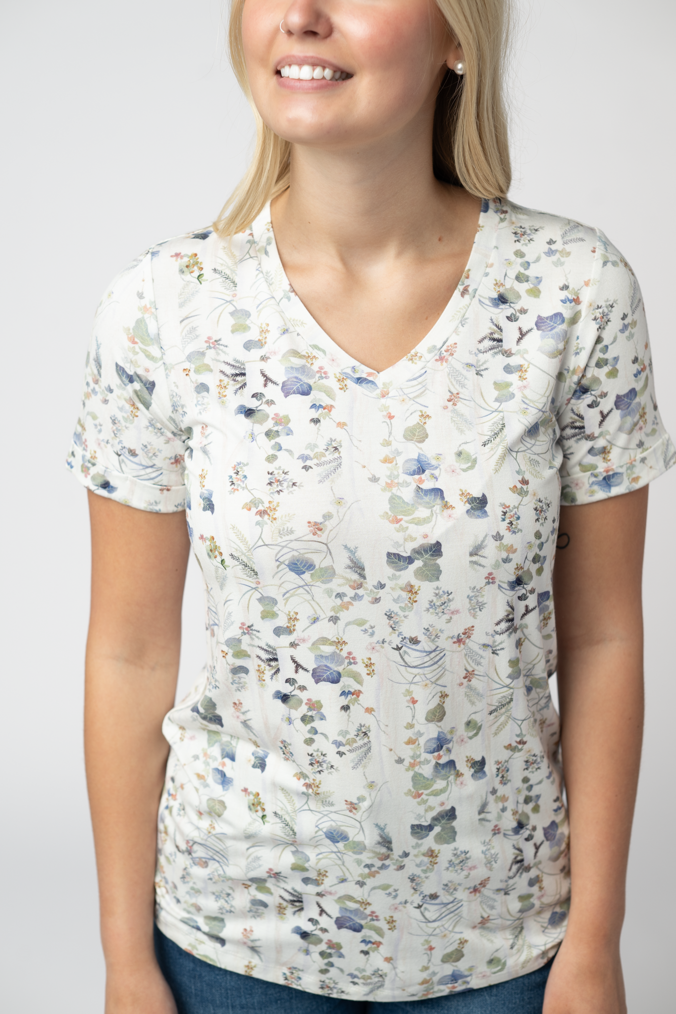 WAREHOUSE ONLY Sophie Top - Olive Meadow