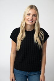 WAREHOUSE ONLY Kelly Knitted Top - Black