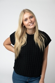 WAREHOUSE ONLY Kelly Knitted Top - Black