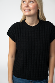 WAREHOUSE ONLY Kelly Knitted Top - Black