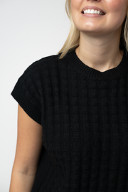 WAREHOUSE ONLY Kelly Knitted Top - Black