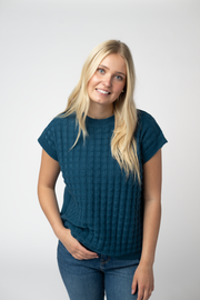 WAREHOUSE ONLY Kelly Knitted Top - Teal