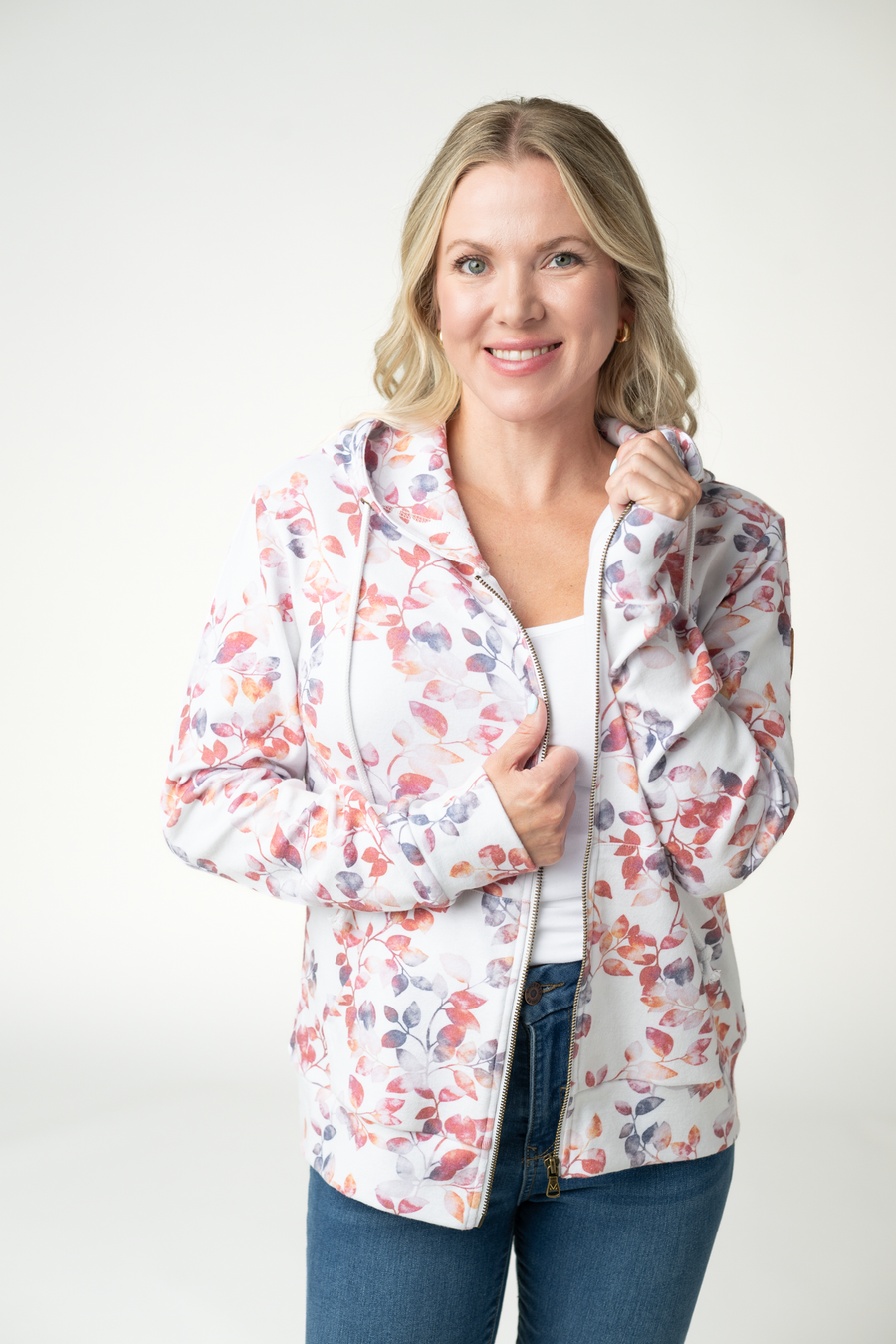 WAREHOUSE ONLY Fullzip Hoodie - Autumn Watercolor