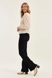 Tummy Control Bootcut- Jet Black