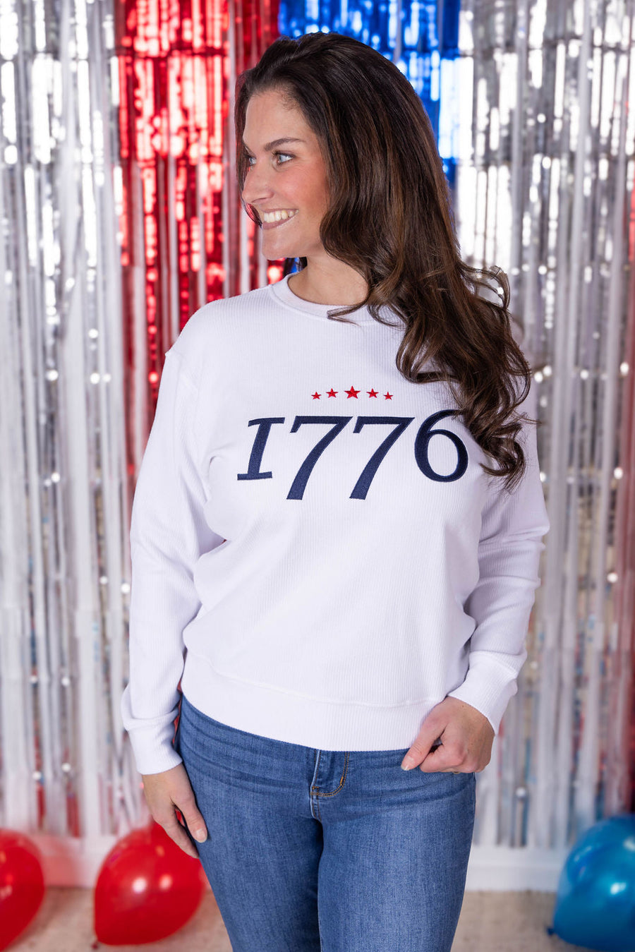 WAREHOUSE Corrine Embroidered Pullover Top - 1776
