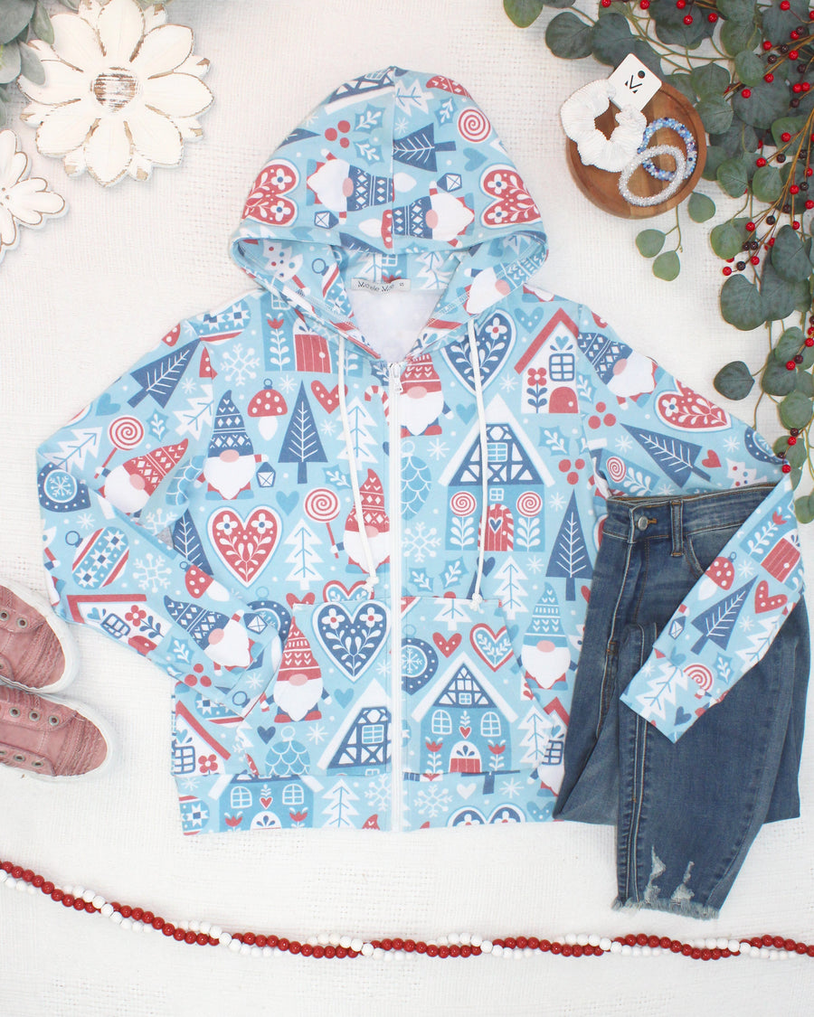 WAREHOUSE ONLY Fullzip Hoodie - Winter Gnome